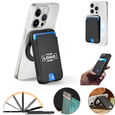 Magnetic Phone Wallet with Stand