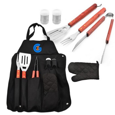 Apron BBQ Tools Set