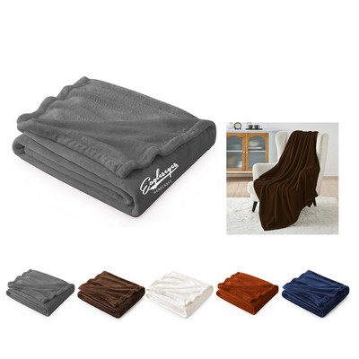 300Gsm Flannel Fleece Microfiber Blanket