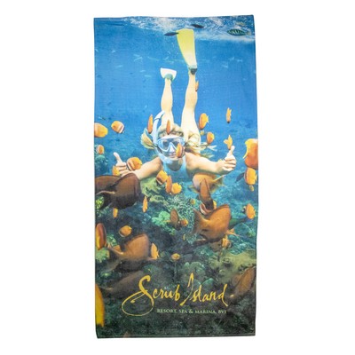 Premium Dye Sublimated Beach Towel