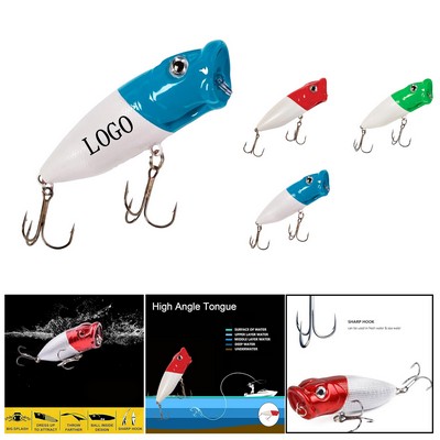Topwater Popping Bass Fishing Lure
